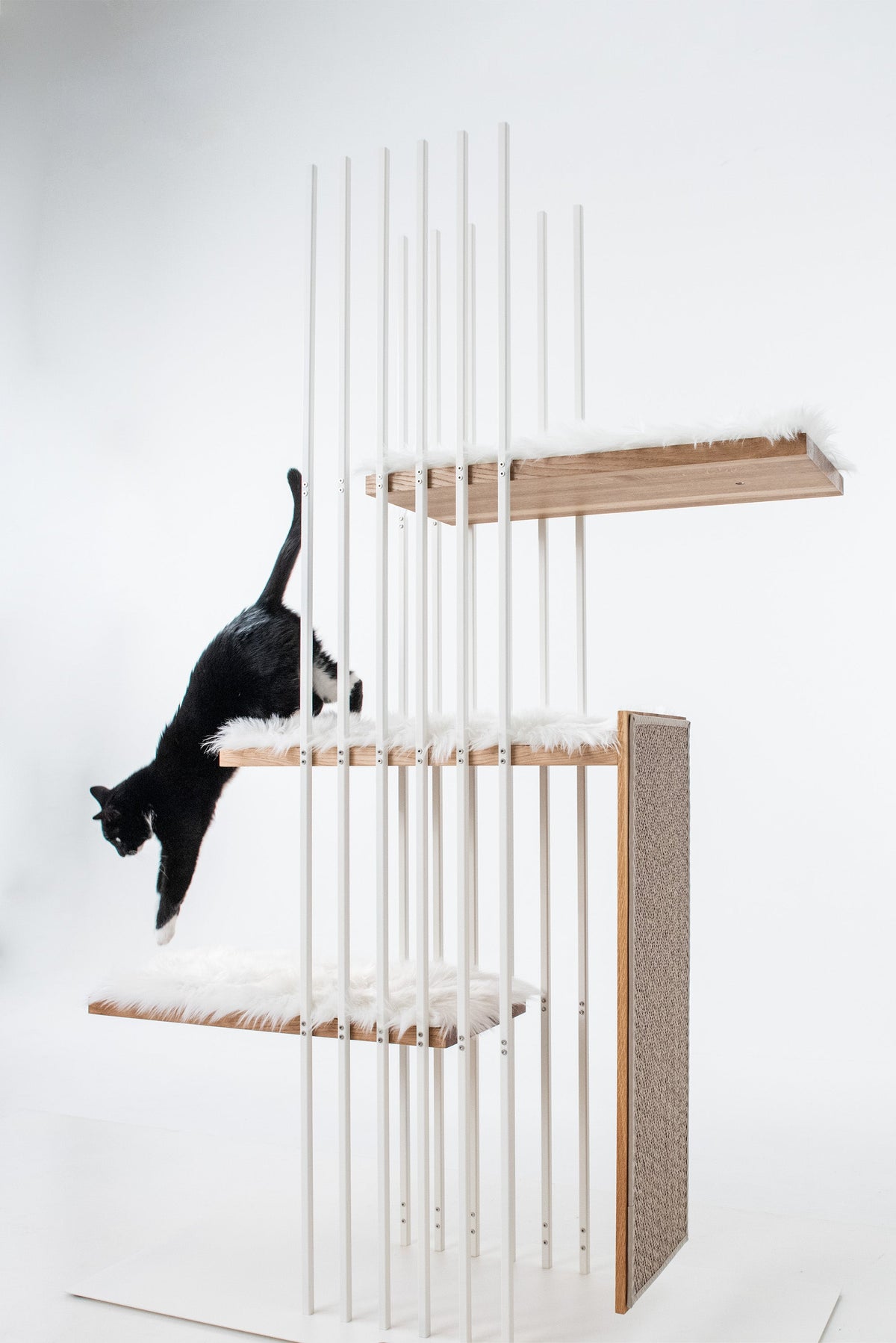 STYA Katzen Kratzbaum MS220 Weiß