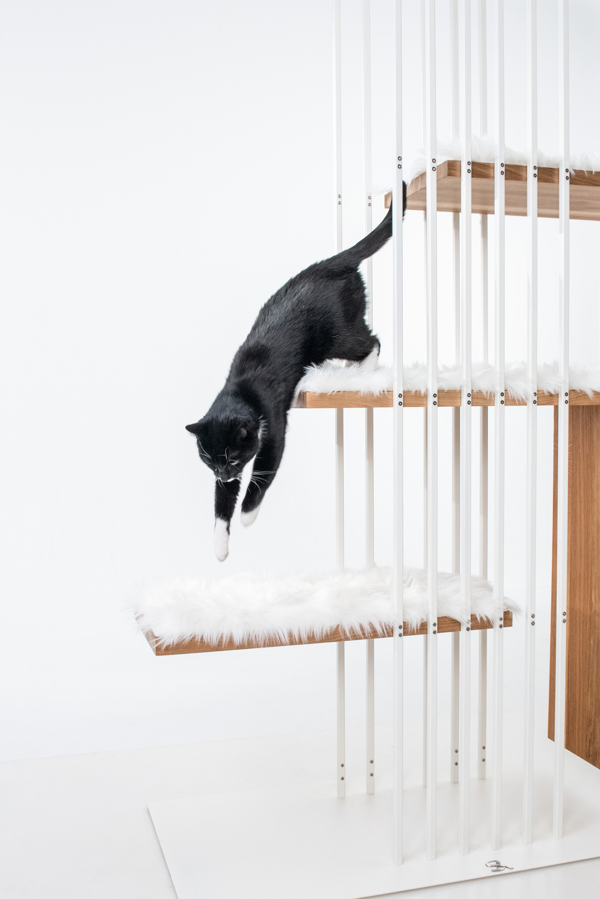 STYA Katzen Kratzbaum MS220 Weiß