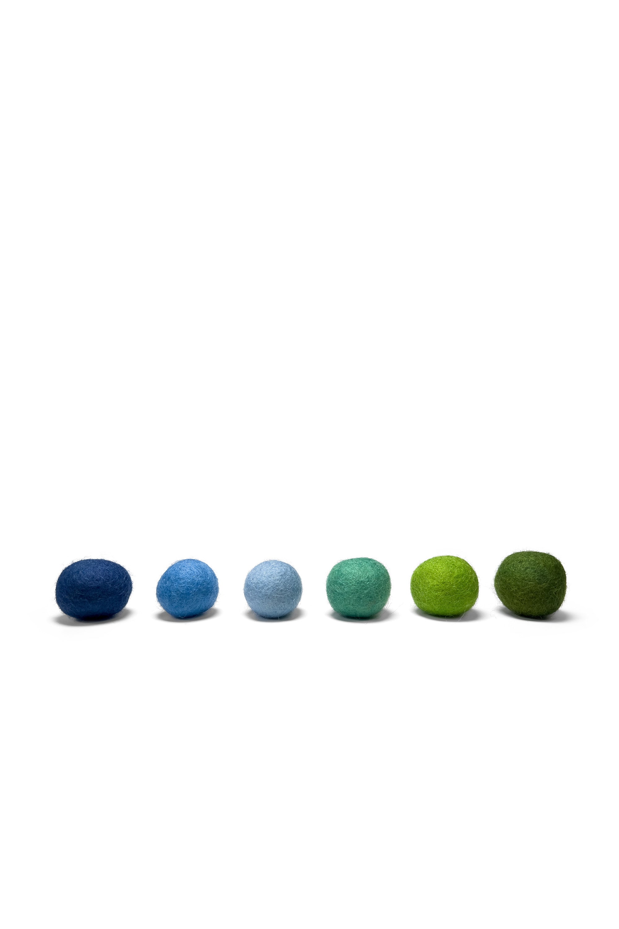 STYA Katzen Spielzeug Ball BS100 | 6 x Blau + Grün