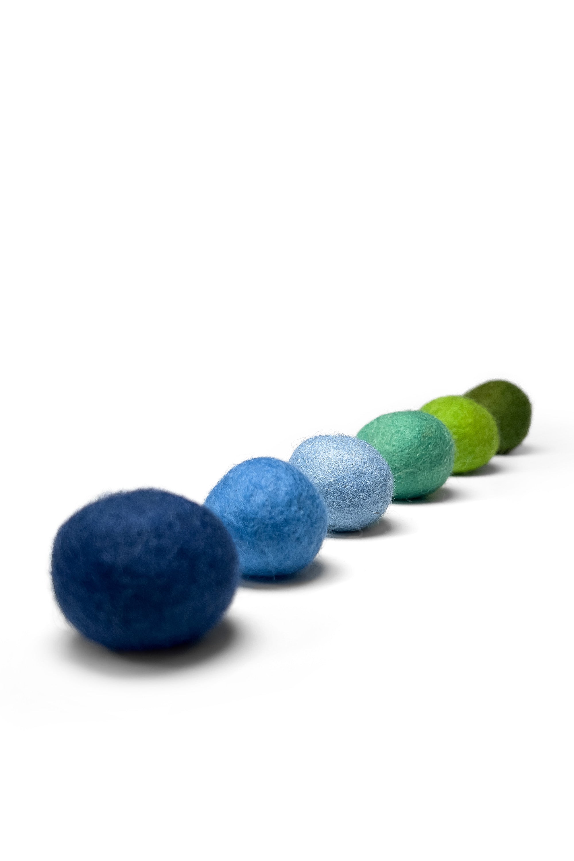 STYA Katzen Spielzeug Ball BS100 | 6 x Blau + Grün