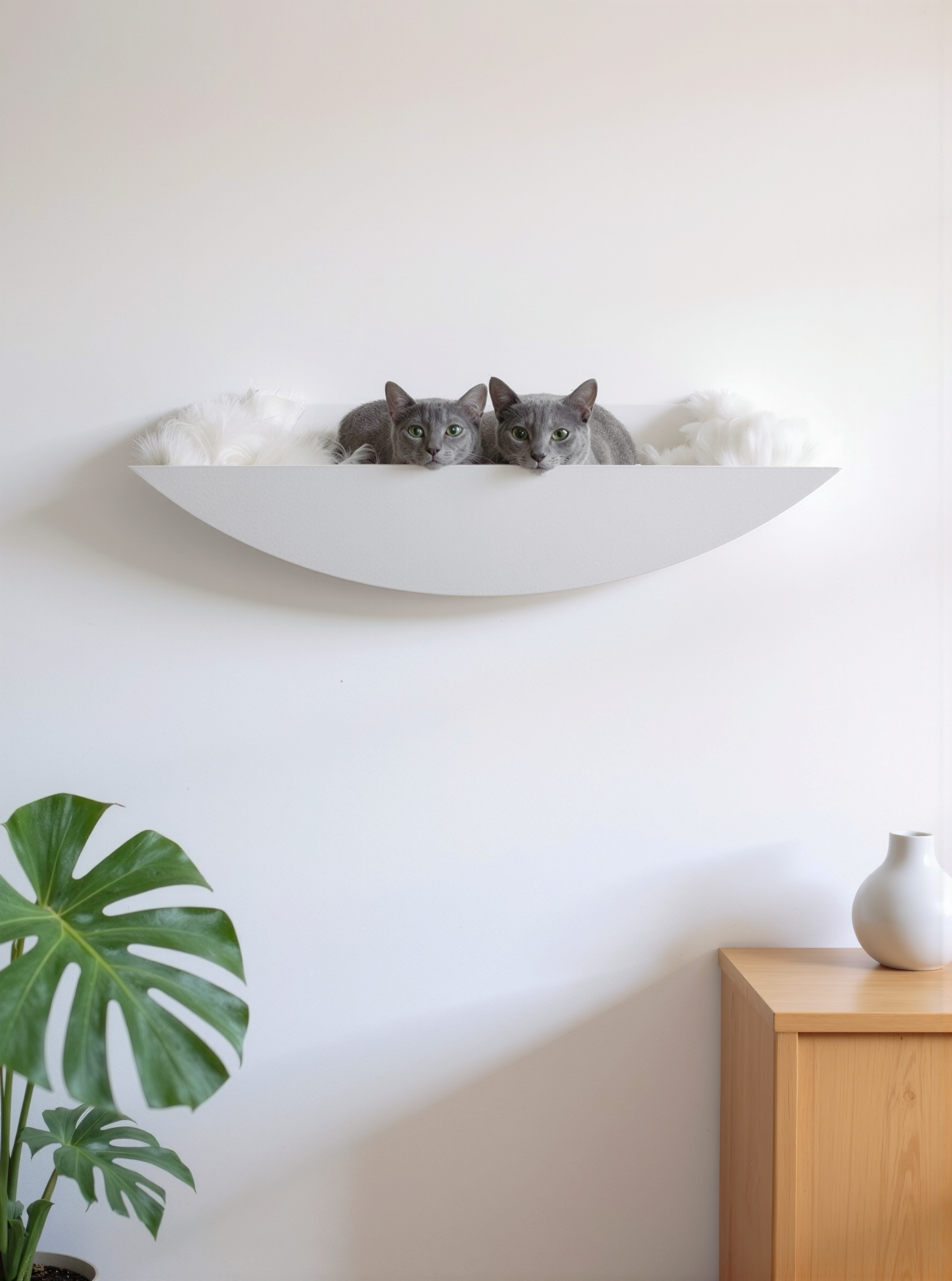 STYA Katzen Kletterwand | XXL Hängematte & Nest WL190