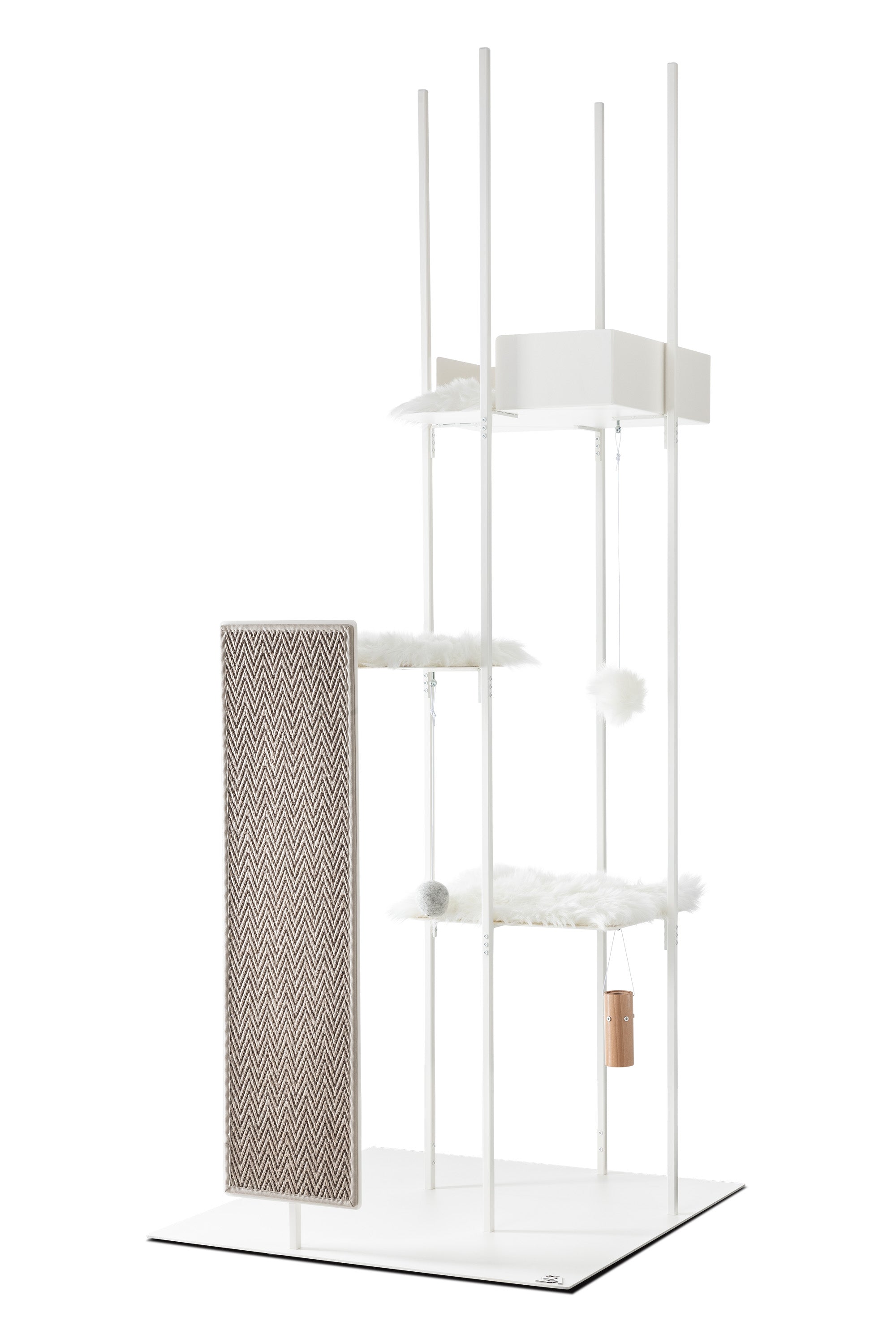 STYA Katzen Kratzbaum MS310 Weiß