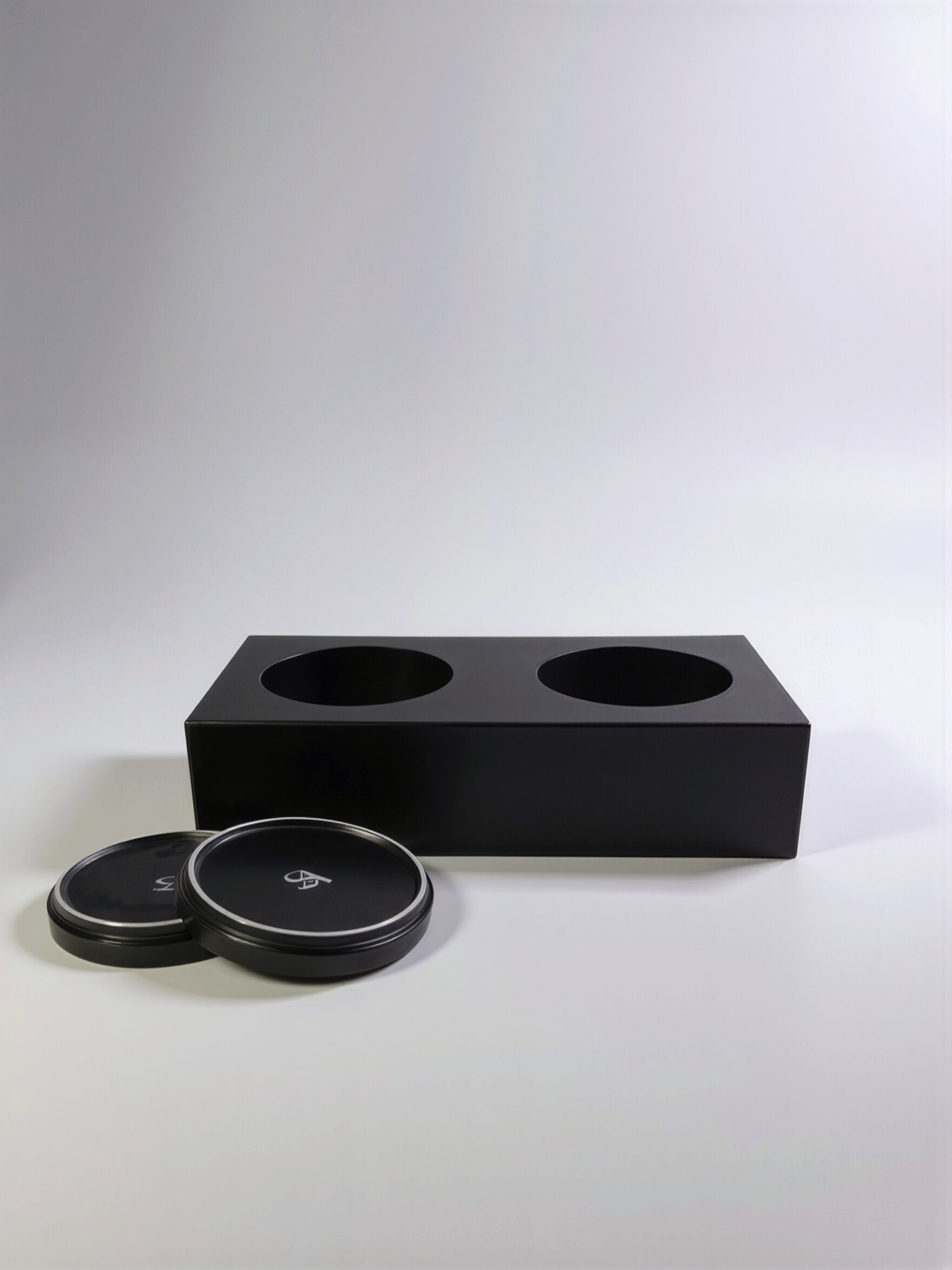 STYA Katzen Futternapf Set FE100 | Schwarz