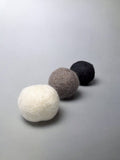 STYA Katzen Spielzeug Ball BS100 | 3 x Schwarz + Weiß