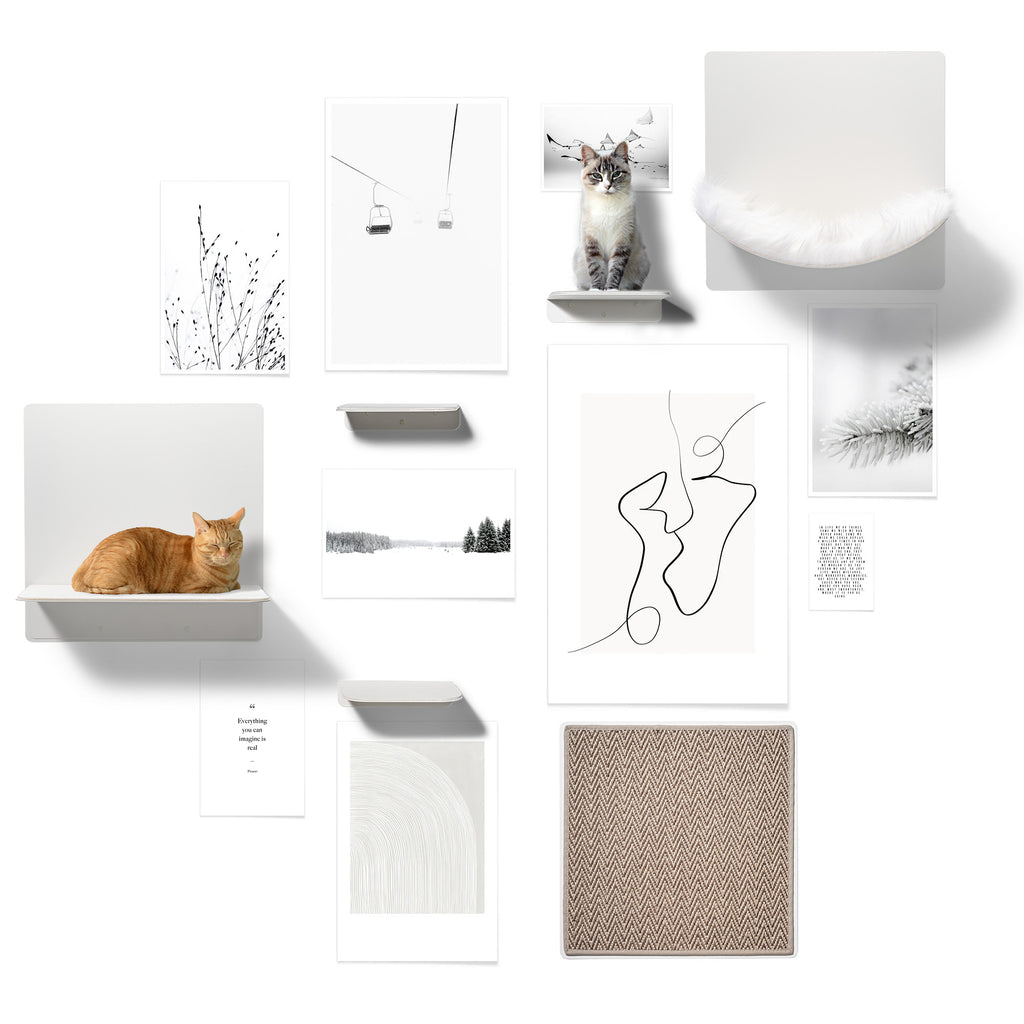 STYA Katzen Kletterwand | Wandliege WL320