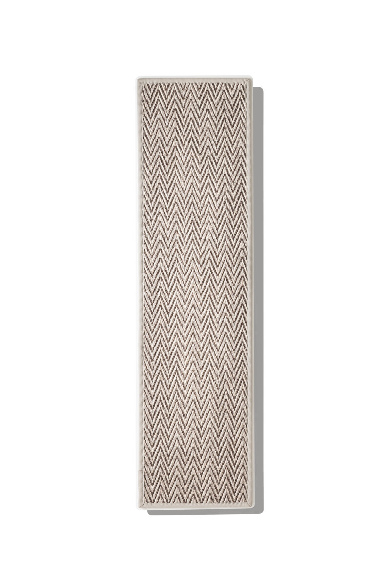 STYA Kratzfläche Sisal Muster für Kratzbäume Linie MS 310 | Weiß - Ersatzteil aus Metall und Sisal, modernes Design, hohe Stabilität, einfacher Austausch